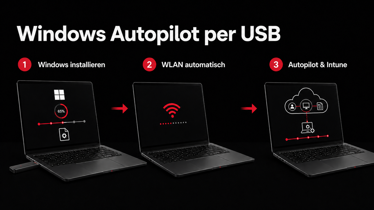 Windows Autopilot per USB: ISO mit WLAN-Profil und Autopilot-Konfiguration